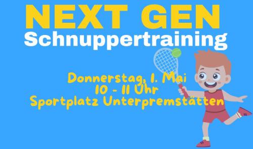 Next Generation! Wir suchen die Tennisstars von morgen